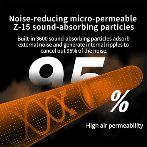 GOL-SIV 200 Pairs Foam Ear Plugs - 38dB(NRR 33dB) Noise Reduction Disposable Earplugs for Shooting, Sleeping, Work & Construction Site - görsel 2