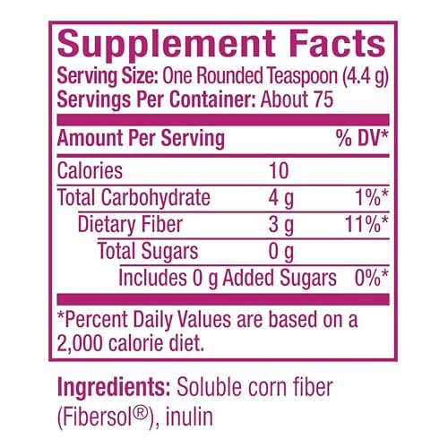 Metamucil Fiber Supplement, Unflavored Clear – No Grit, Clear Mixing: The fine powder dissolves fully in water, – Image 12