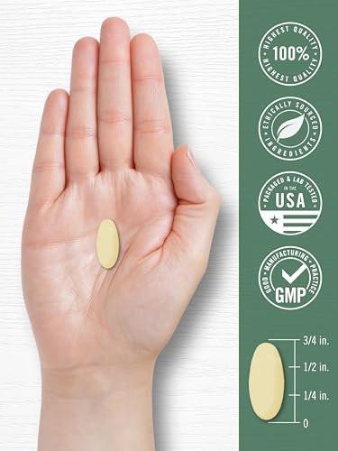 Carlyle KSM-66 Ashwagandha Root Extract 600mg | 120 Vegan Caplets | Supplement with L-Theanine | Non-GMO, Gluten Free - görsel 9
