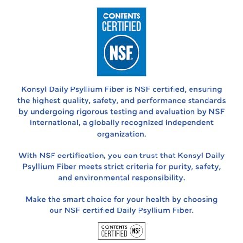 Konsyl Daily Psyllium Fiber Powder - 19oz, – Pure Psyllium Husk: Each serving delivers 100% psyllium husk fiber, – Image 1