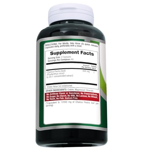 FITO MEDIC'S Lab | Chanca Piedra | Stone Breaker | Chanca Piedra Capsules | 180 Caps - görsel 3