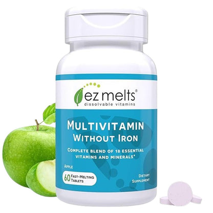 EZ Melts Multivitamin Without Iron - Daily – People who have difficulty swallowing pills or tablets. – Image 9