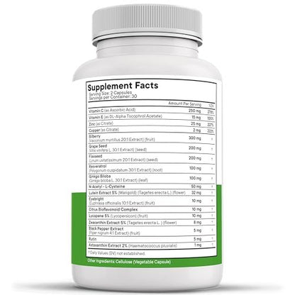 NEW AGE AREDS 2 Eye Vitamins - Lutein, – Powerful Antioxidant Support: Astaxanthin, a potent antioxidant derived – Image 12