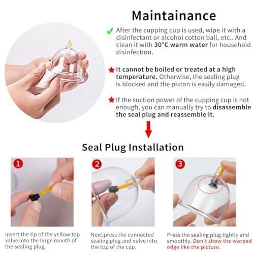 DEFUNX Cupping Set, 19 Cups Cupping Kit for Massage Therapy, Cupping Therapy Set with Pump for Back Massage, Pain Relief, Physical Therapy - görsel 2