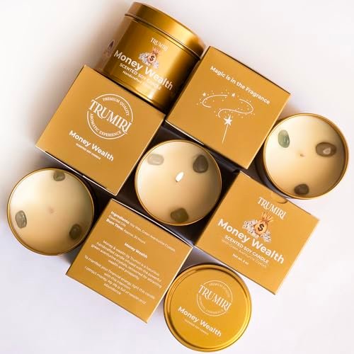 Sage Candle for Cleansing House Negative Energy Smudge Kit - 5oz Soy Wax Natural Clean Organic Non Toxic - Aromatherapy Spiritual Meditation Gifts - Long Lasting Highly Scented Candel with Crystals - görsel 4