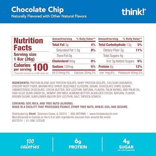think! Minis, Chocolate Chip, 15 Count - görsel 1