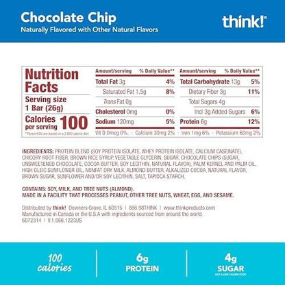 think! Minis, Chocolate Chip, 15 Count