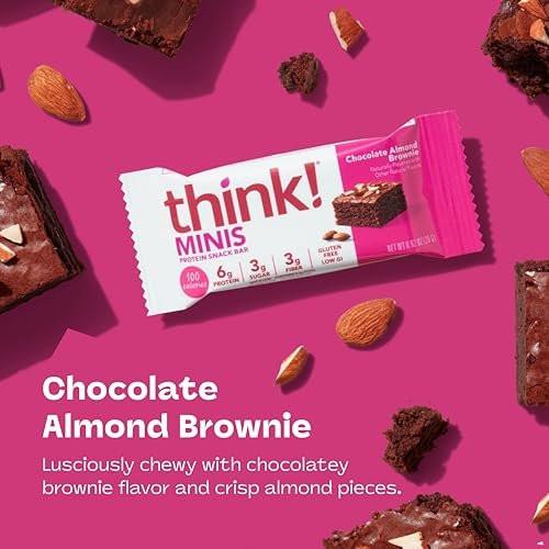 think! Minis, Chocolate Almond Brownie, 15 Count - görsel 4