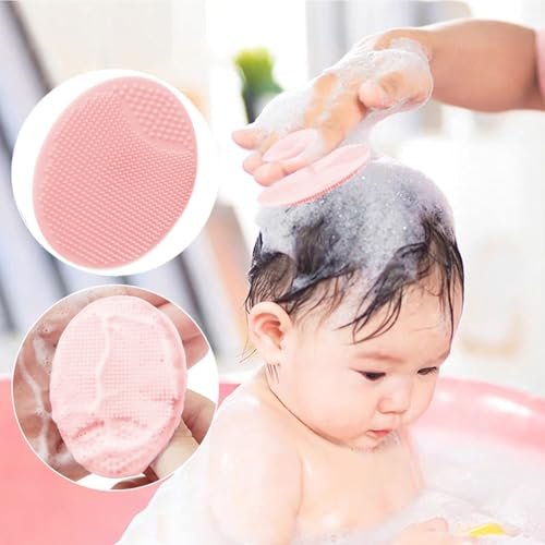 Molylove 3PCS Baby Hair Brush with Wooden Handle and Comb Set for Newborns & Toddlers | Natural Soft Goat Bristles | Wood Comb | Pink Silicone Brush | Ideal for Cradle Cap - görsel 11