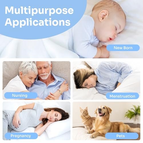 Conkote® Washable Underpads, 34" x 36" (Pack of 4), Waterproof Protective Pad for Bed, Couch, Sofa, Floor, Reusable Bedwetting Incontinence Pads for Kids, Adults, Elderly, and Pets - görsel 14
