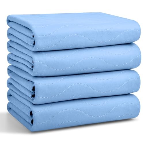 Conkote® Washable Underpads, 34" x 36" (Pack of 4), Waterproof Protective Pad for Bed, Couch, Sofa, Floor, Reusable Bedwetting Incontinence Pads for Kids, Adults, Elderly, and Pets - görsel 2