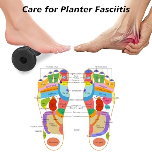 Plantar Fasciitis Relief, Foot Roller Massager, Massage Lacrosse Ball, Spiky Ball Therapy Set for Relieve Plantar Fasciitis, Foot Arch and Heel Pain, Neuropathy Pain Relief Feet, Deep Tissue Muscle Massage - görsel 3