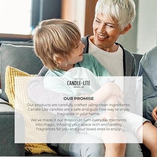 Candle-lite Scented Candles, Ocean Blue Mist, 18 oz Jar, Proudly Poured in The USA, Aromatherapy Candle, Single-Wick with 110 Hours of Burn Time, Perfect for Creating a Relaxing Ambiance - görsel 9