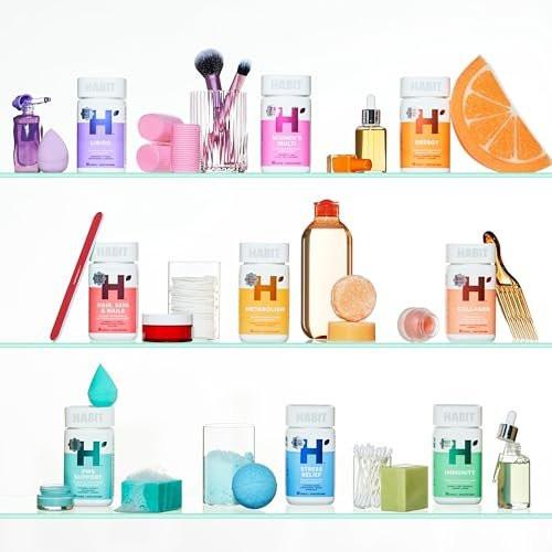 Habit Collagen Supplement 2 Pack (120 Capsules) - New Look, 2000mg Collagen Peptides, Vitamin C & Vitamin E, Skin Health, Antioxidants, Non-GMO, Gluten Free - görsel 6