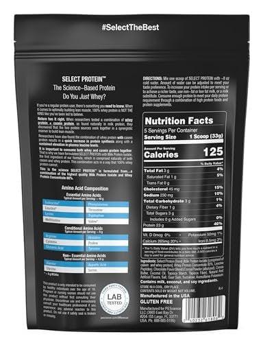 PEScience Select Protein Powder, Whey and Casein Blend, Lean Protein Powder for Women and Men, Low Calorie, Low Carb, Keto Friendly, Gluten Free, Frosted Sugar Cookie - 5 Servings - görsel 14