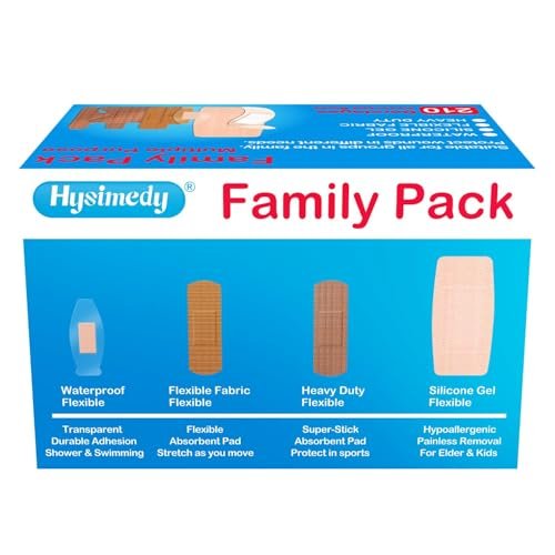 Hysimedy Adhesive Assorted Bandages Variety – Hypoallergenic and Latex-Free: Free from common irritants, these – Image 16
