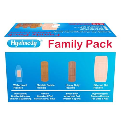 Hysimedy Adhesive Assorted Bandages Variety – Flexible Fabric Material: Made from soft, breathable cotton that – Image 14