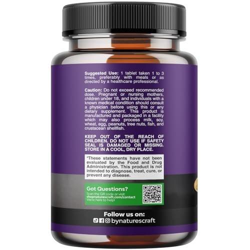 High Strength Organic Ashwagandha Supplements - Ashwagandha Organic Tablets for Mood Support & Hormone Balance for Women & Men - Root Extract Powder with Black Pepper for Better Absorption - 30 Ct - görsel 13
