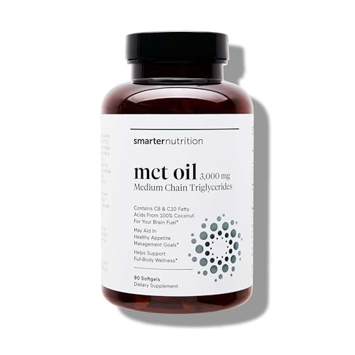 SMARTERNUTRITION MCT Oil Capsules C8 and C10 - Ketogenic Fuel for Brain & Body, Sustained Energy - from Cold-Pressed Coconut, Palm & Gluten-Free, Non-GMO - 90 Count - 30-Day Supply - görsel 6