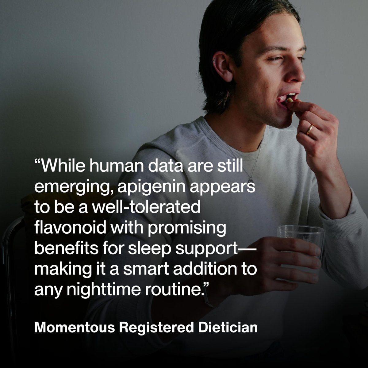 Momentous Apigenin Supplement - 50 mg per Capsule - NSF Certified for Sport - 60-Count - görsel 9