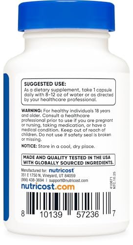 Nutricost Dihydroberberine Capsules (200mg, – Metabolic Support: Helps maintain healthy blood sugar levels and – Image 2