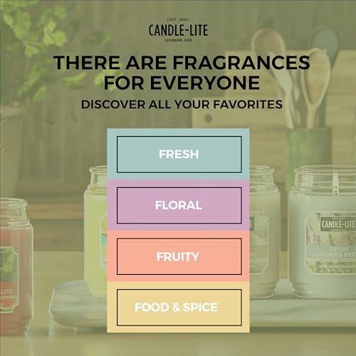 Candle-lite Fall Scented Candles, Evening Fireside Glow, 18 oz Jar, Proudly Poured in The USA, Aromatherapy Candle, Single-Wick with 110 Hours of Burn Time, Perfect for Creating a Refreshing Ambiance - görsel 12