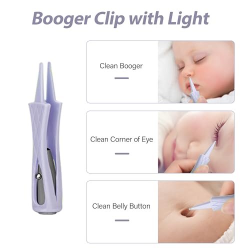 15 Pack Ear Wax Removal Tool Kit with Light - LED Ear Cleaning Kit, Ear Wax Removal for Kids and Adults, Ear Cleaning Tool, Ear Picker Spoon & Ear Tweezers & Spiral Spring Ear Spoon Purple - görsel 11
