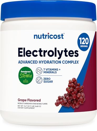 Nutricost Electrolyte Complex Powder (120 – Great Grape Taste: Naturally flavored grape taste makes it enjoyable – Image 3