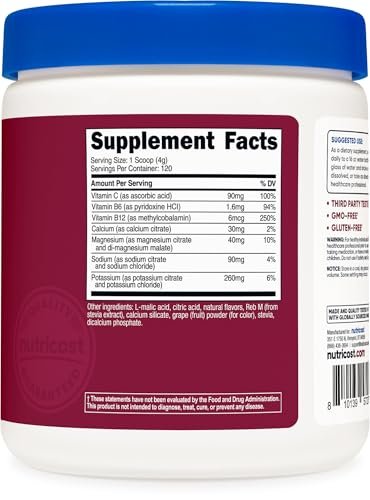 Nutricost Electrolyte Complex Powder (120 – Comprehensive Electrolyte Profile: Includes sodium, potassium, – Image 1