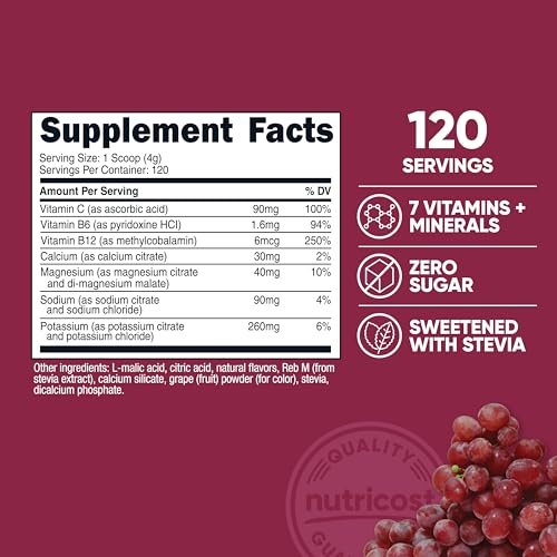 Nutricost Electrolyte Complex Powder (120 – 120 Servings per Container: Long-lasting supply for daily use, – Image 4