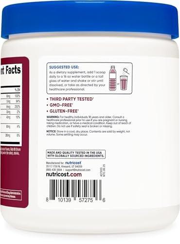 Nutricost Electrolyte Complex Powder (120 – Dimensions: 3.5 x 3.5 x 4.5 inches – Image 9