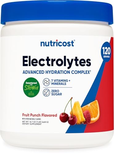 Nutricost Electrolyte Complex Powder (120 – Complete Electrolyte Profile: Includes sodium, potassium, calcium, and – Image 1