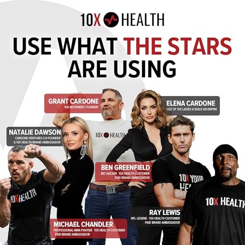 10X Health Magnesium Citrate Supplement - High-Absorption Magnesium for Sleep, Muscle Function & Nerve Support - 60 Capsules (2 Month Supply) - görsel 15