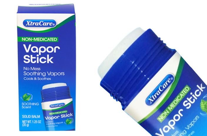 Xtra Care Cough Suppressant Non-Medicated Vapor Stick, Solid Balm 1.25oz Soothing Vapors (Pack of 1) - görsel 2