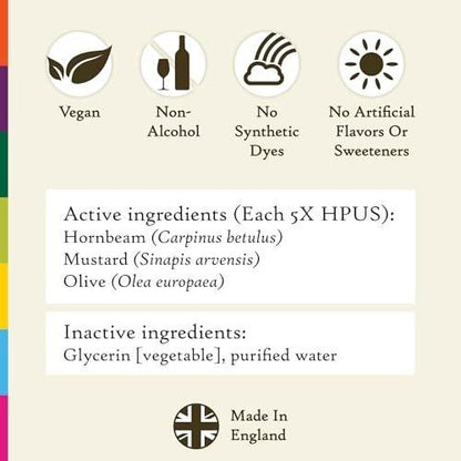 Bach Original Flower Remedies, Clarity Of Mind Trio Kit, For Focus & Mindfulness (Non-Alcohol Formula), Natural Homeopathic Flower Essence, Vegan, 3 x 10mL Droppers