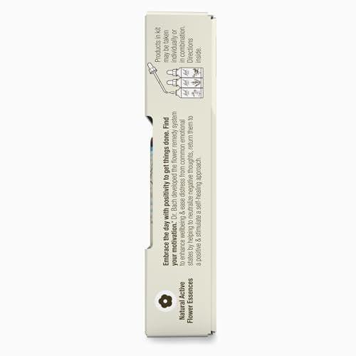 Bach Original Flower Remedies - GET IT DONE Trio Kit - For Motivation (Non-Alcohol Formula) - Natural Homeopathic Flower Essence - Vegan - 3 x 10mL Droppers - görsel 5