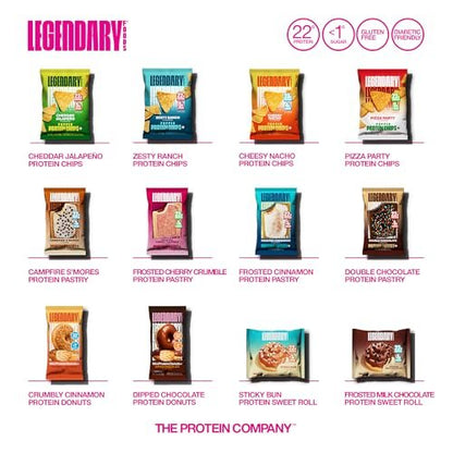 Legendary Foods Cinnamon Roll 22g Protein – Total Weight: 22 oz (620g) – Image 8