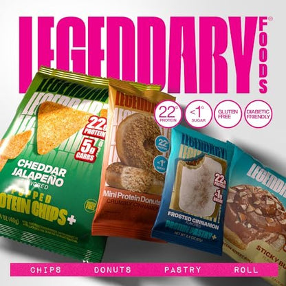 Legendary Foods Cinnamon Roll 22g Protein – Delicious Cinnamon Roll Flavor: Enjoy the taste of a classic cinnamon – Image 5