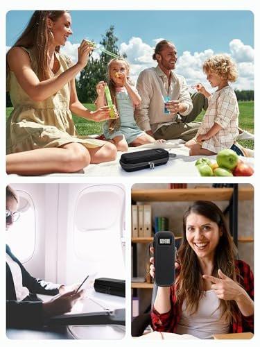 LengKe Insulin Cooler Travel Case TSA Approved, Temperature Display Insulin TravelCase, Portable Insulin Pen Cooler Travel Case for Insulin Ice Pack, Travel Diabetic Supplies (Black) - görsel 12