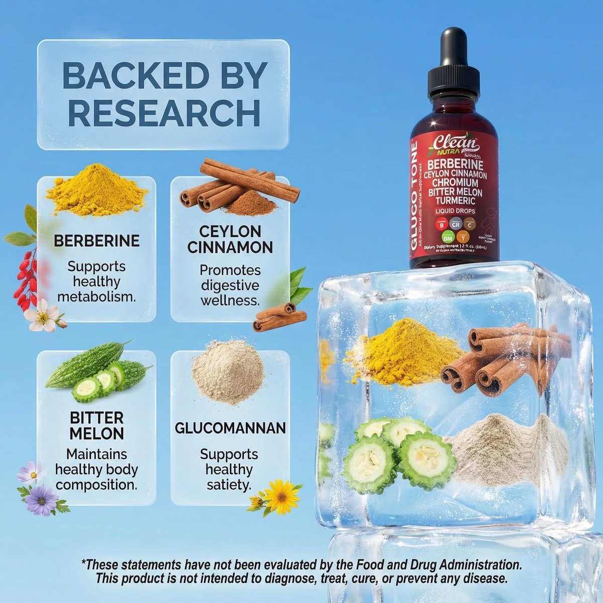 Clean Nutra Berberine with Ceylon Cinnamon – Energy and Vitality: Organic Panax Ginseng is an adaptogen that helps – Image 5