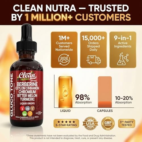 Clean Nutra Berberine with Ceylon Cinnamon – Digestive and Metabolic Support: Glucomannan, a soluble fiber, – Image 16