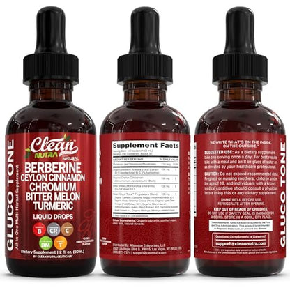 Clean Nutra Berberine with Ceylon Cinnamon – Convenient Liquid Drops: The liquid form ensures rapid absorption – Image 18