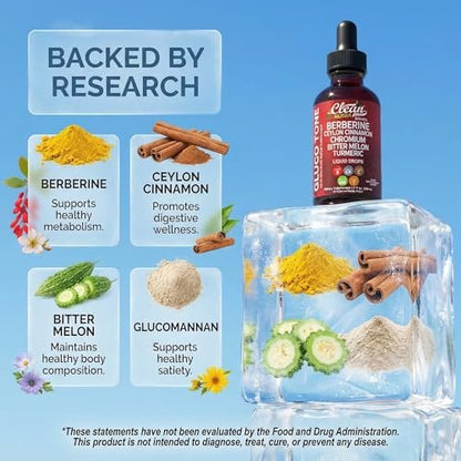 Clean Nutra Berberine with Ceylon Cinnamon – Convenient Liquid Drops: The liquid form ensures rapid absorption and – Image 6