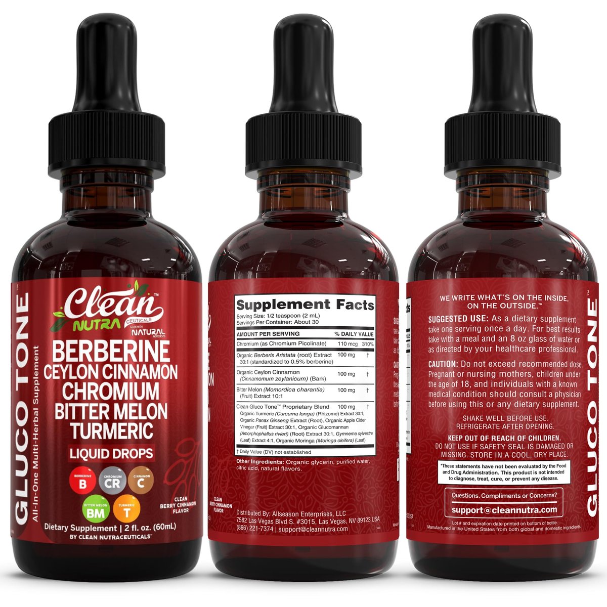 Clean Nutra Berberine with Ceylon Cinnamon – Energy and Vitality: Organic Panax Ginseng is an adaptogen that – Image 17
