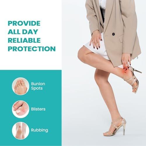 Promifun Blister Pads - 28 ct Water Resistant Hydrocolloid Bandages for Foot, Toe, Heel - Gel Blister Cushions for Prevention & Recovery, Variety Pack - görsel 7