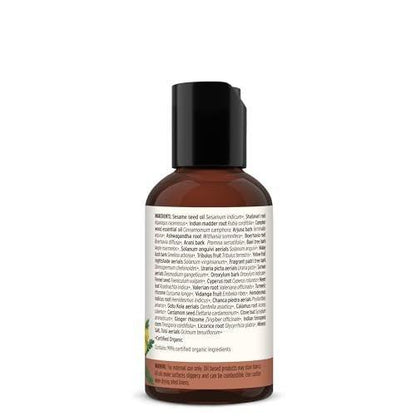 Banyan Botanicals Mahanarayan Oil – 99% Organic Ayurvedic Massage Oil – Penetrating Herbal Oil Used to Warm, Comfort, and Soothe Joints and Muscles – 2 oz. – Non GMO Sustainably Sourced Abhyanga Oil