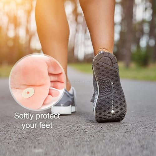75pcs Corn Cushions, Corn Pads for Toes Latex Sponge Foot Callus Pads Self-Adhesive Foot Care Cushions Protectors for Men Women Feet Toes (Small Oval) - görsel 10