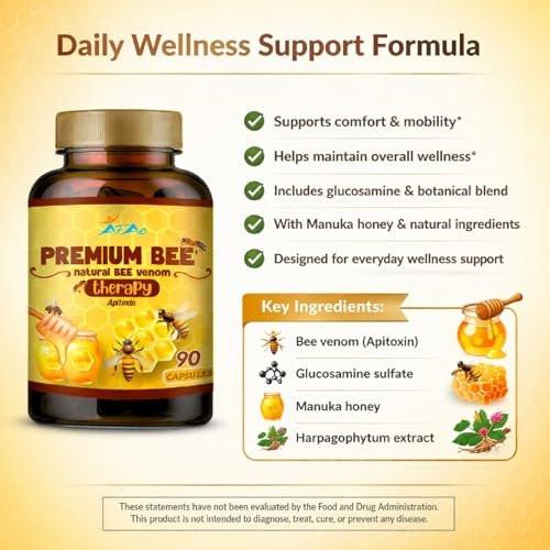VITAMISAN Premium Natural Bee Venom with – Package Weight: Varies – Image 6