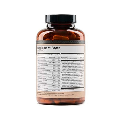 NatureWise Multivitamin for Men - Daily Male Support - Minerals & Herbs for Energy, Performance, Immunity - with Vitamin A, C, D, B-Complex - Soy & Gluten-Free, Non-GMO - 180 Capsules (3-Month Supply)
