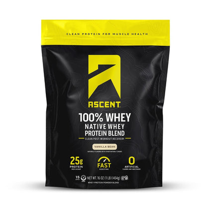 Ascent 100% Whey Protein Powder - Post – Zero Artificial Ingredients: Ascent uses no artificial flavors, – Image 7